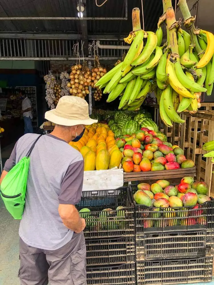 fruit store in La Fortuna, Costa Rica