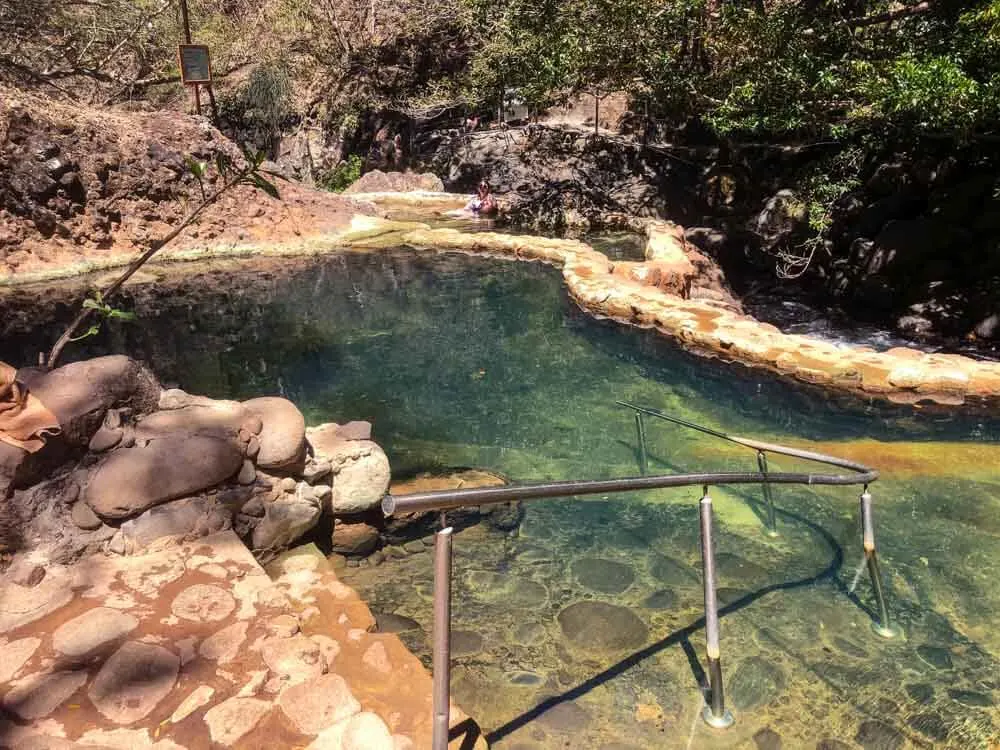 view of a thermal spring pool