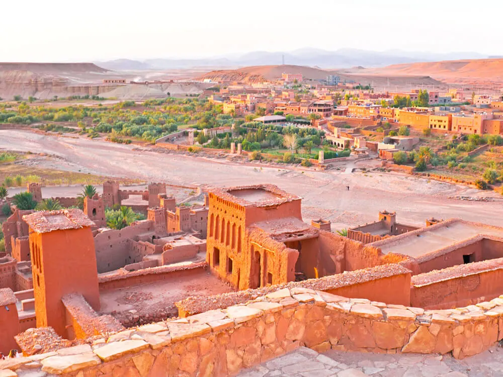 an ancient structure in Morocco: Ait Ben Haddou