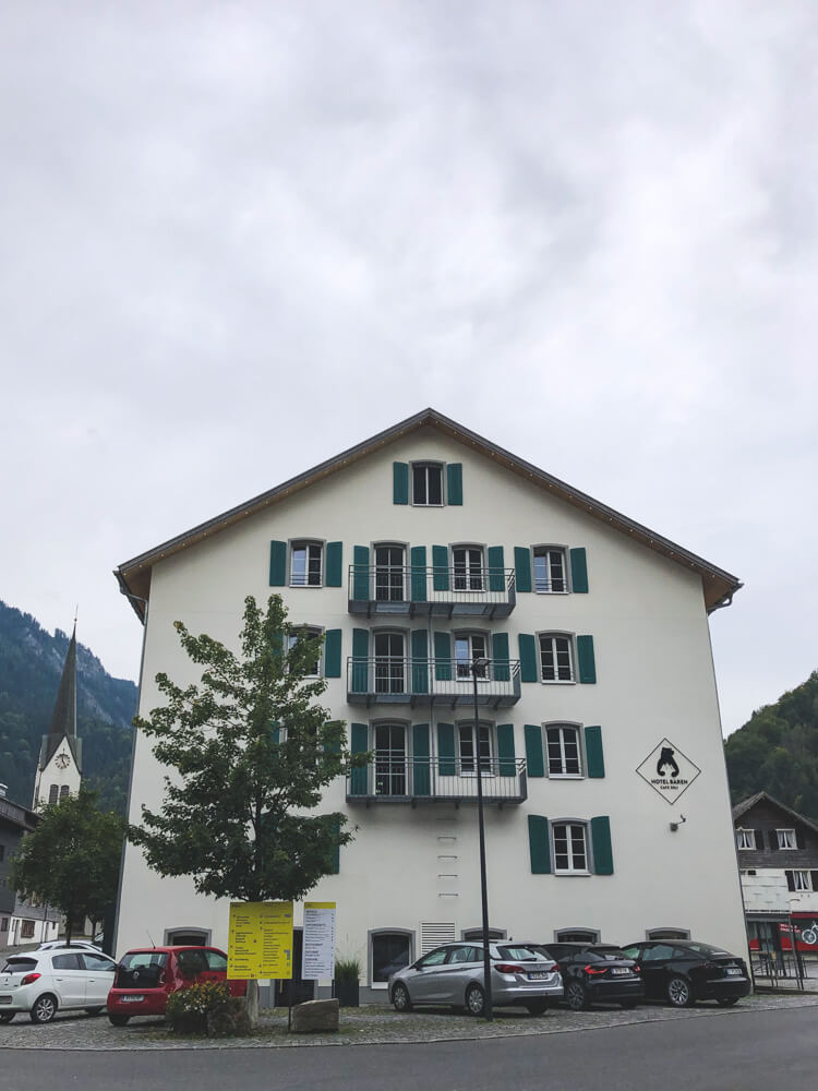 A view of a hotel in Austria