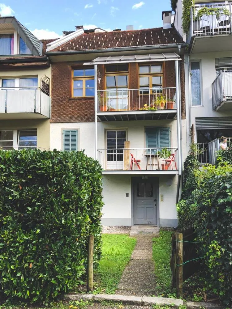 A cute house in an Austrian town