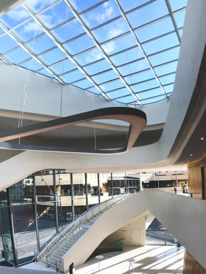 Interior of a new design building