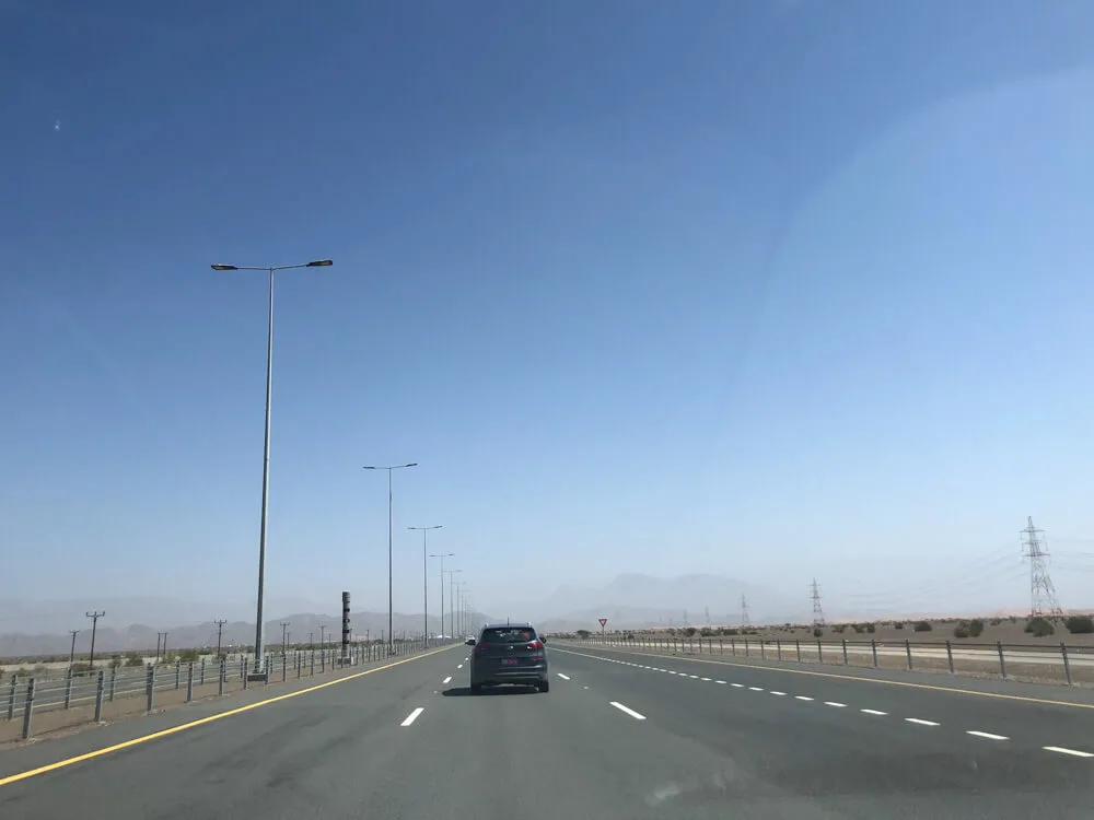 Roads in Oman