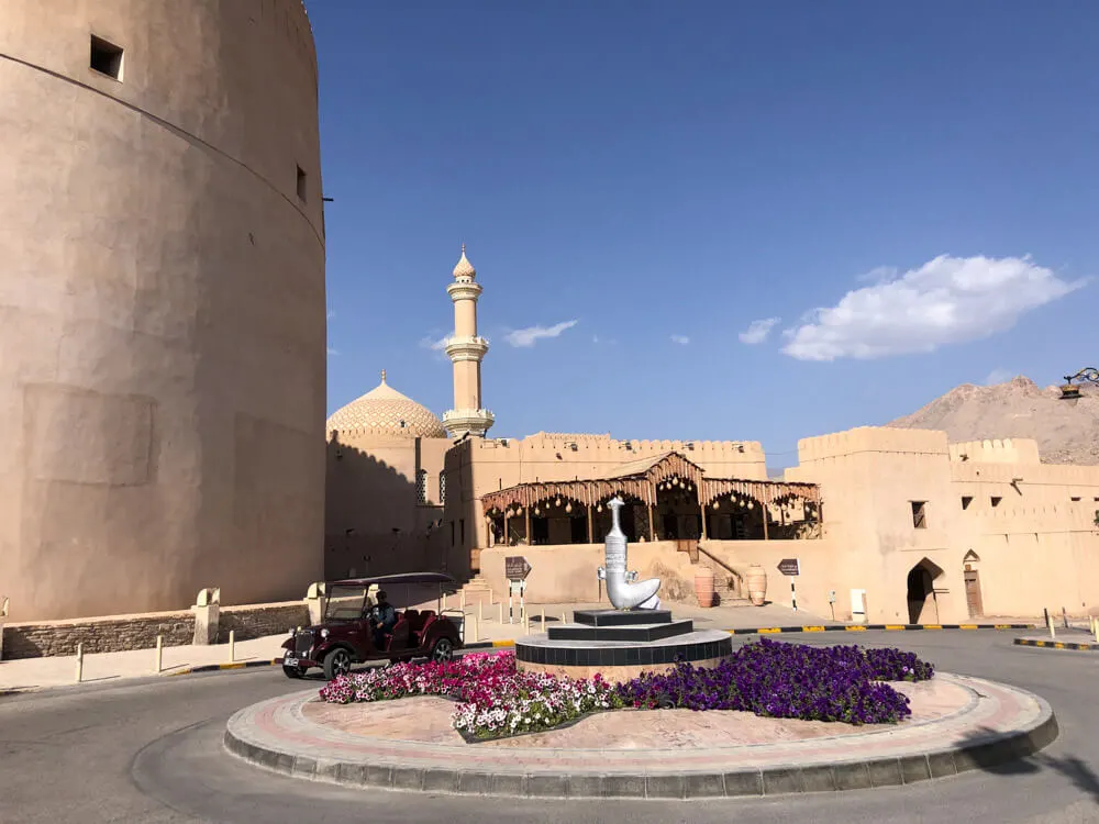 A small roundabout in Oman