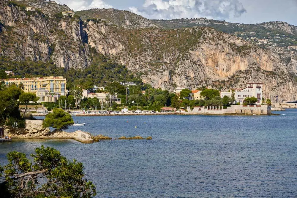 View of a seashore in France Beaulieu-sur-Mer