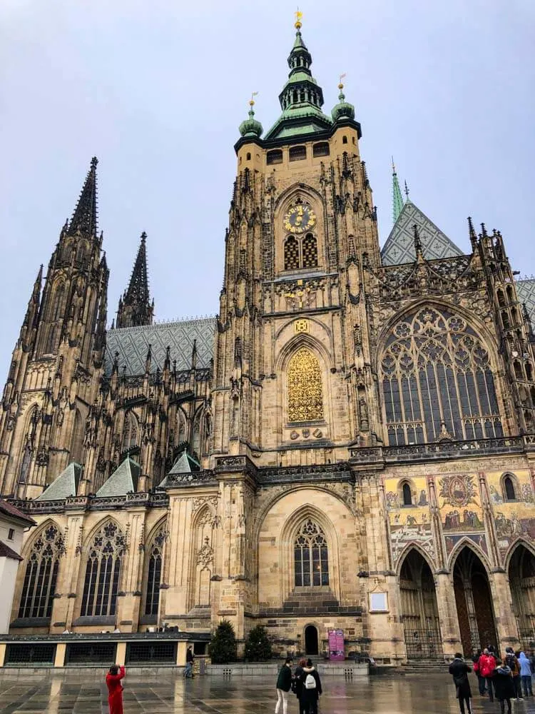 View of the Great South Tower at Prague Castle