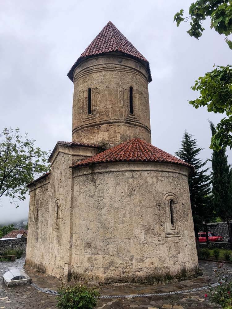 Old historical church in Kish Azerbaijan