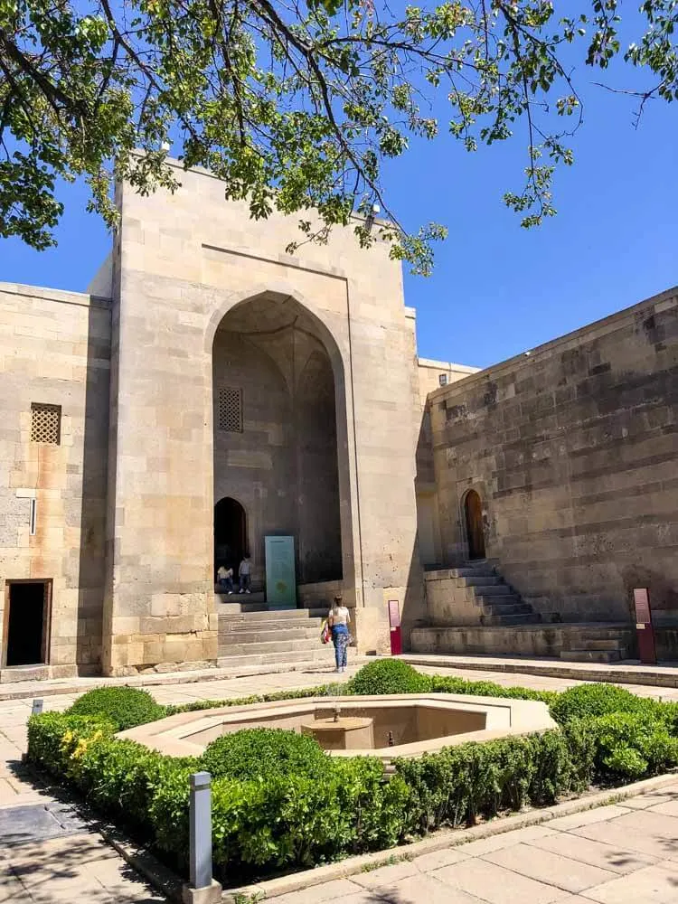 An old palace in Baku Azerbaijan