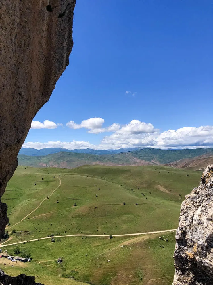 View of Azerbaijan's green hills