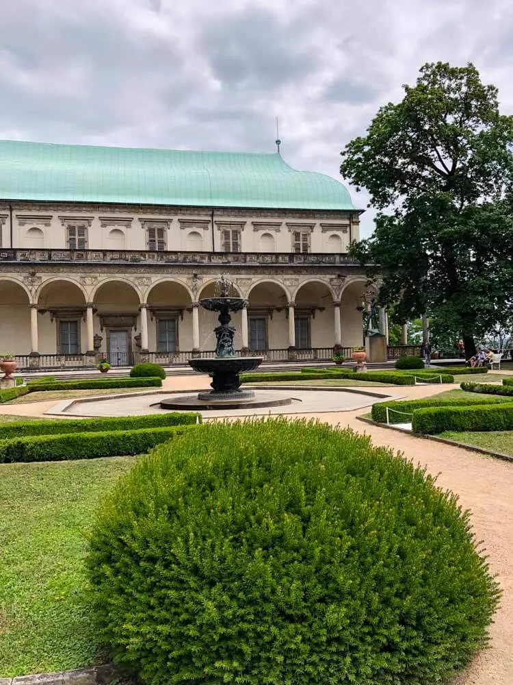 Old Summer Palace Royal Garden Prague Castle