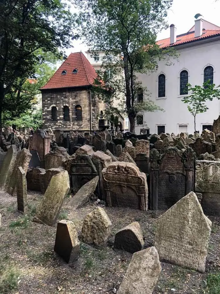 View of Prague Jewish Town