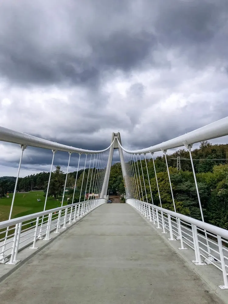 Bridge above Vranov Dam