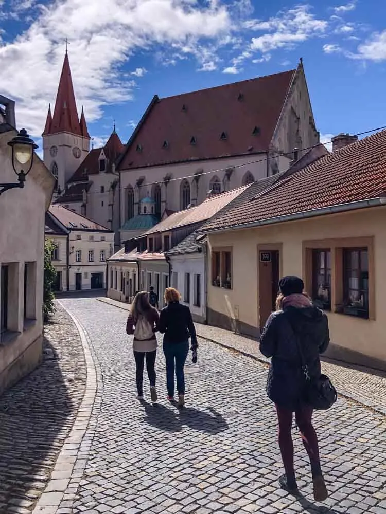 Streets of Znojmo Czech Republic