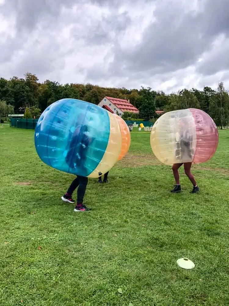 Bumper ball with friends