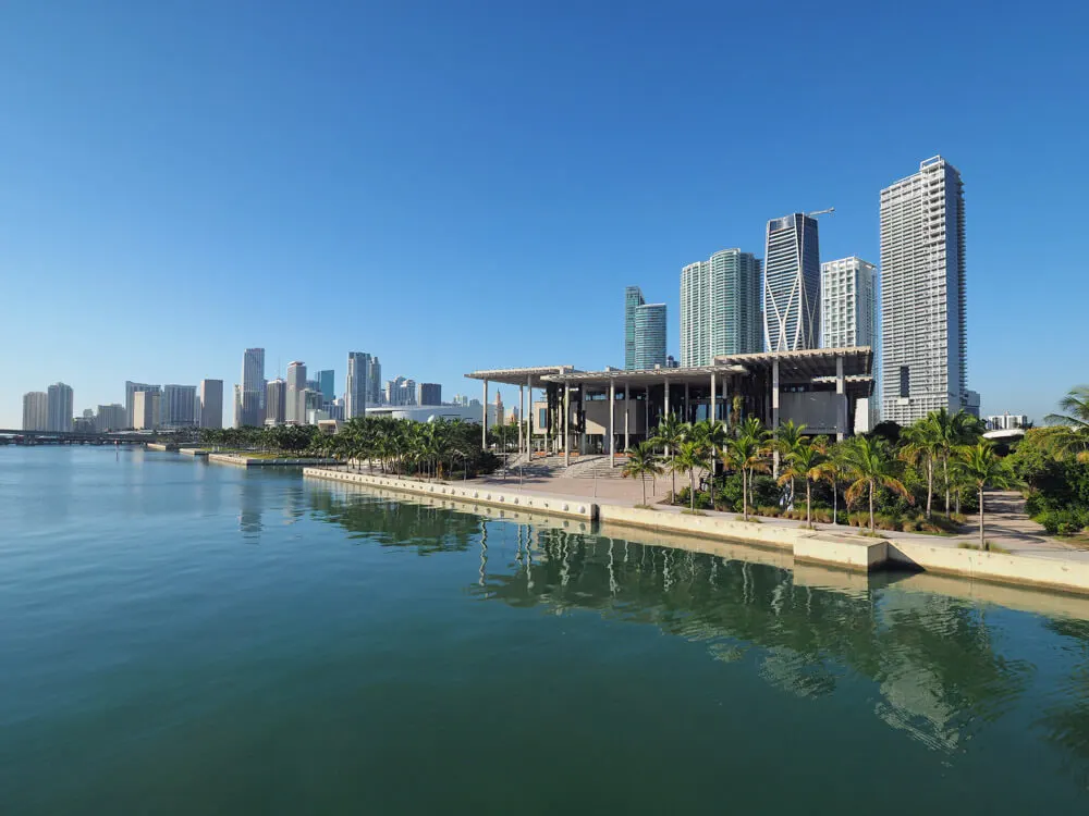 View of skyscrapers in Miami