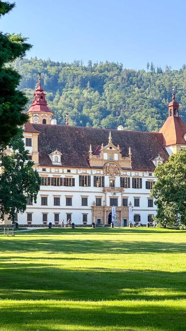 View of Eggenberg Palace Graz