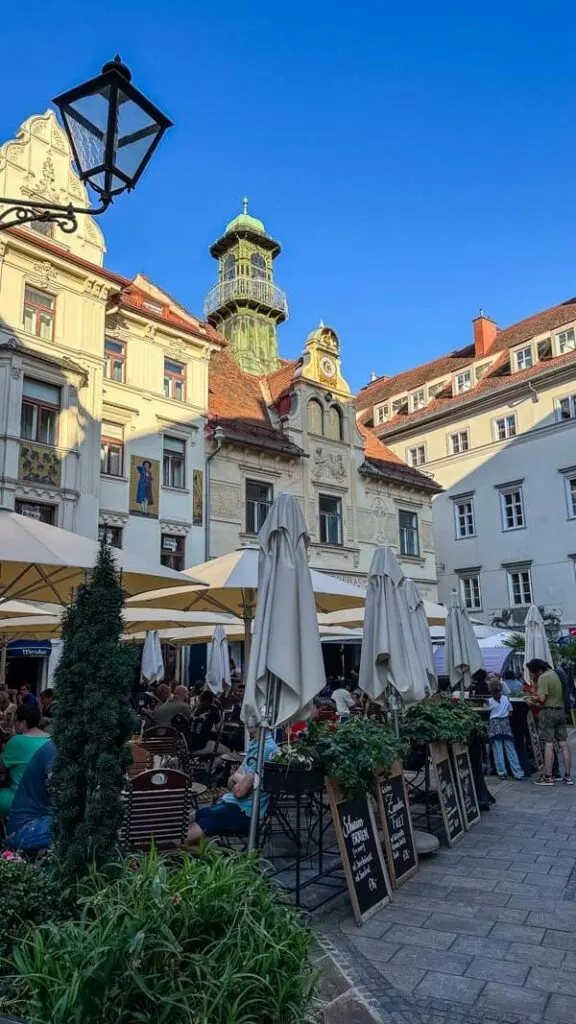 Glöckl Bräu Restaurant in Old Town Graz