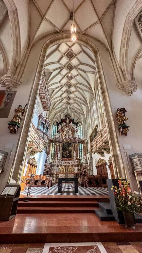 Inside Graz Cathedral