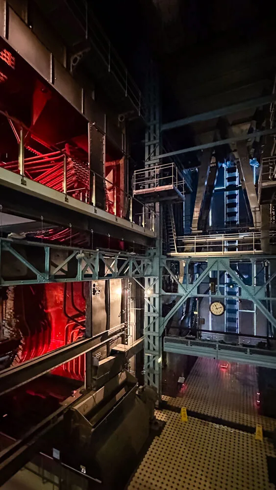 Industrial interior of Science and Technology Center EC1 Lodz Poland